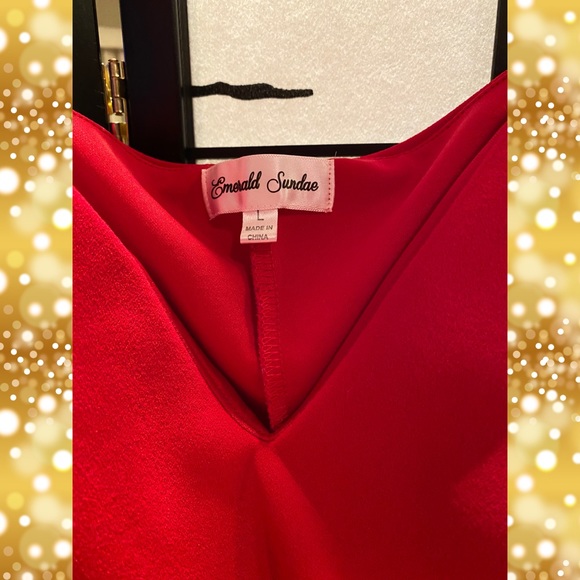 Red Cocktail Dress - Picture 4 of 5